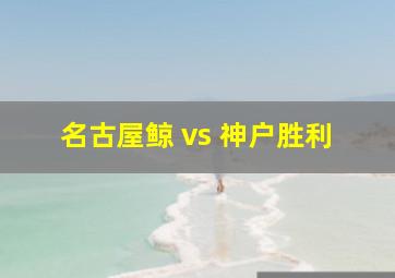 名古屋鲸 vs 神户胜利